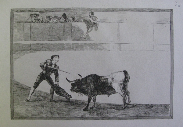 Pedro Romero matando à toro parado (Pedro Romero killing the halted bull)